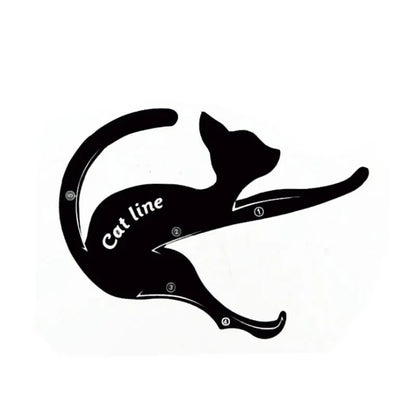 2pcs Cat-Eye Eyeliner Stencil Set – Eyeliner Stamp Templates for Precise Makeup Application