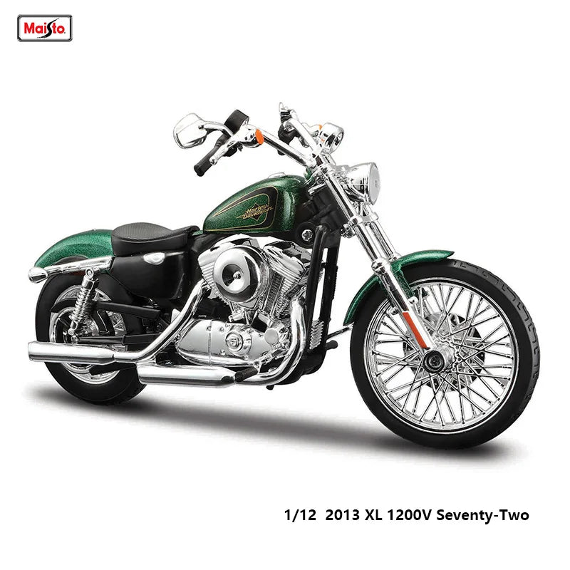 Maisto 1:12 Harley Davidson 2017 Road King Special – Classic Die-Cast Motorcycle Model Collectible Toy Gift
