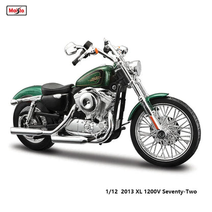 Maisto 1:12 Harley Davidson 2017 Road King Special – Classic Die-Cast Motorcycle Model Collectible Toy Gift