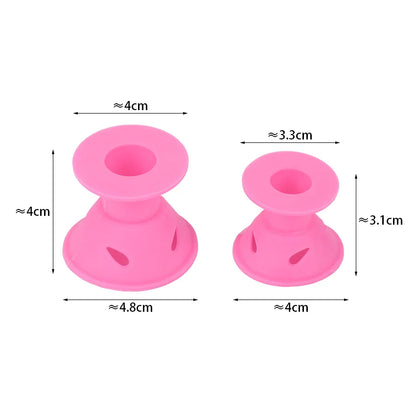 10PCS/Set Magic Hair Curlers: Soft Silicone Rollers for No Heat, No Clip Hair Curling - DIY Styling Tool for Curly Hair