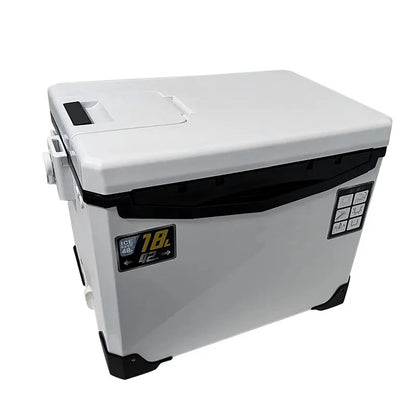 Fishing Cooler Box - Portable Insulated Fish Storage & Tackle Gear Box with Air Holes