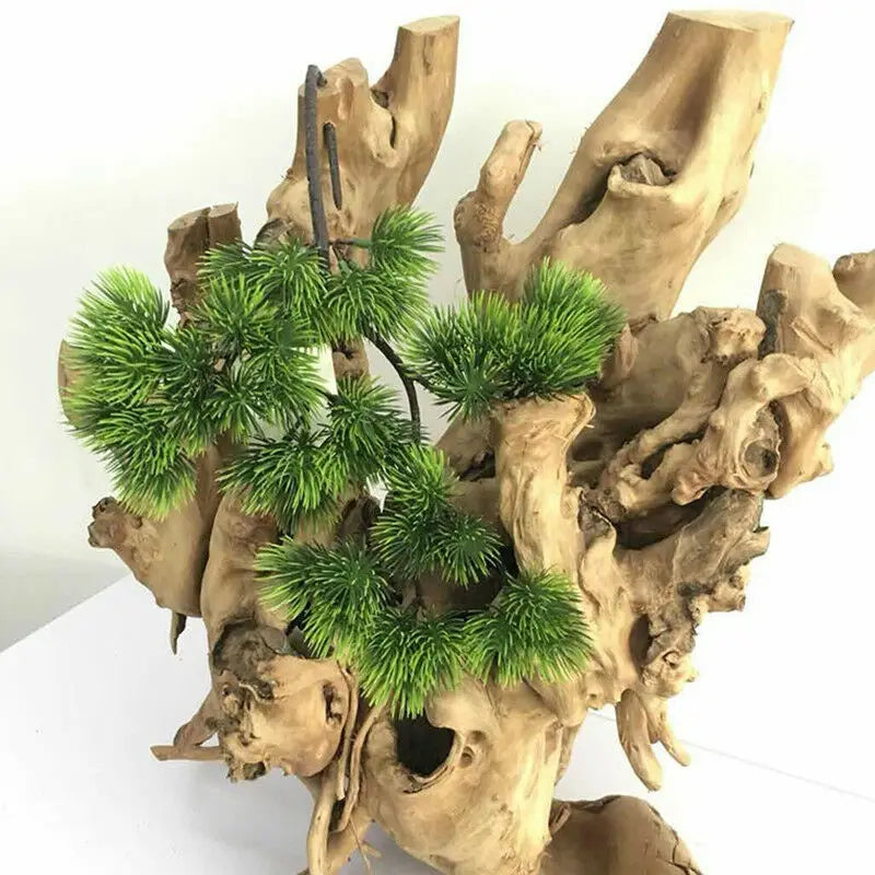 42cm Artificial Pine Branch - Green Faux Pine Leaves for Home Decor, Weddings, Floral Arrangements & Crafts