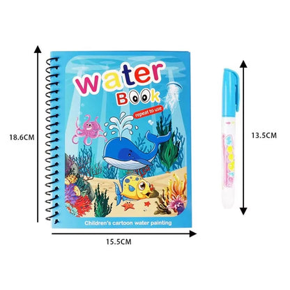Magical Water Drawing Book – Reusable Montessori Coloring & Sensory Toy for Early Childhood Education