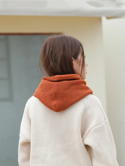 Women’s Winter Beanie Hat with Knit Balaclava – Neck Warmer & Ski Snow Scarf