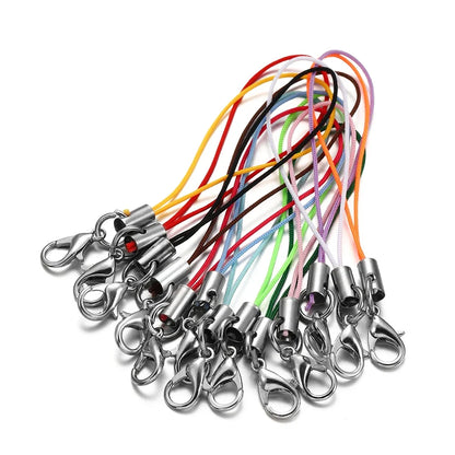 20/50/100PCS Lanyard Strap Cords - Lobster Clasp Rope Keychains for Charms, Pendants, Mobile Accessories & DIY Crafts