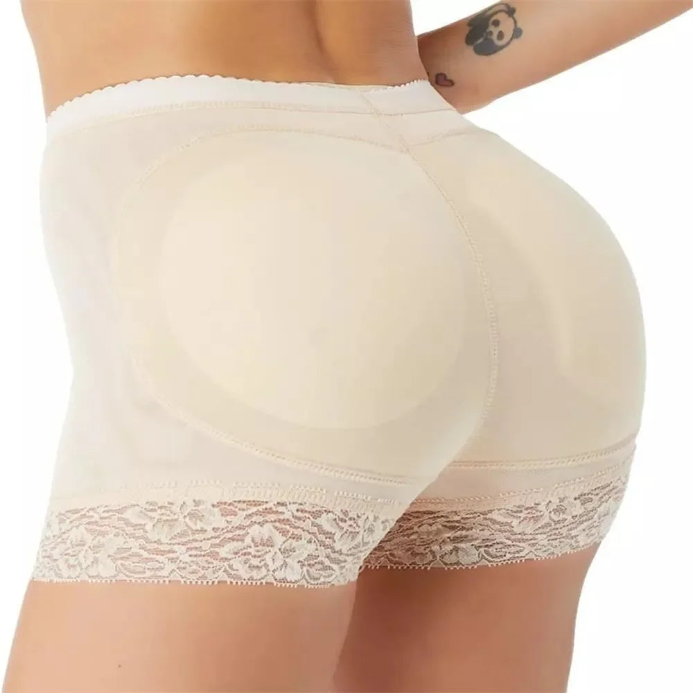 Women's Soft Breathable Butt Lifter Panties – High-Waist Push-Up Padded Cotton Underwear