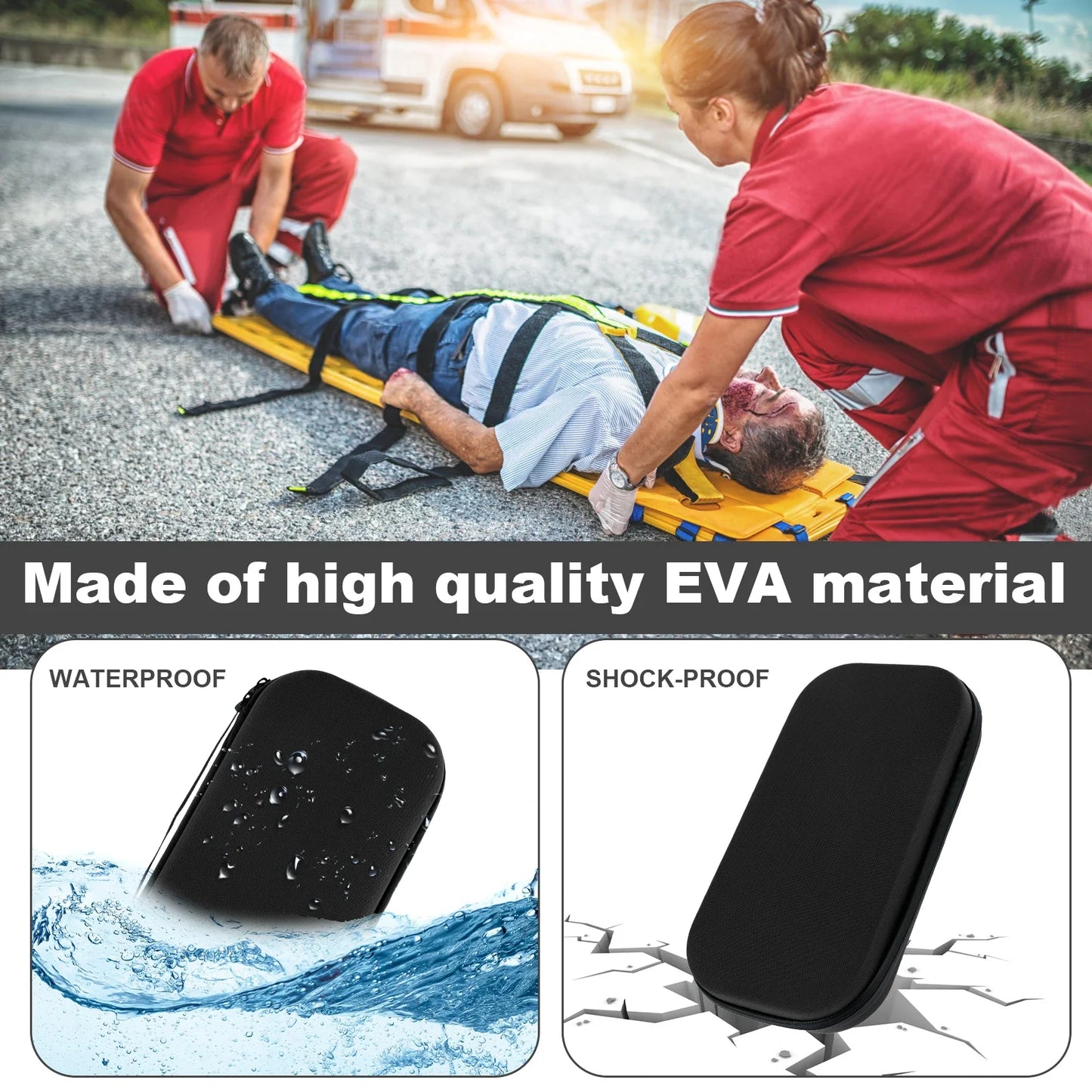 Shockproof Stethoscope Case – Portable Lightweight Medical Storage & Travel Carrying Bag Organizer