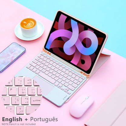 Magic Keyboard & Wireless Mouse Case for iPad — Compatible with iPad 9th Gen, 10.2-inch (7th/8th), iPad Pro 11 M4, Air M3, and Air 4/5 10th Gen