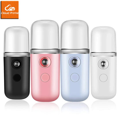 30ml Mini Humidifier – Portable and Rechargeable Facial Steamer, Wireless Nano Personal Face Hydrating Sprayer, Cool Mist Maker