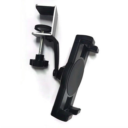 Universal Under Cabinet Phone & Tablet Holder – Metal Clamp Stand for 4.7–13” iPad & iPhone