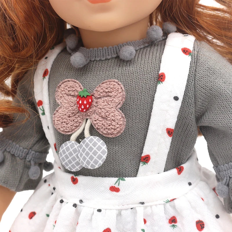 18-Inch American Girl Doll Clothes – Coat, Tights & Pants Outfit for Newborn & Baby Dolls