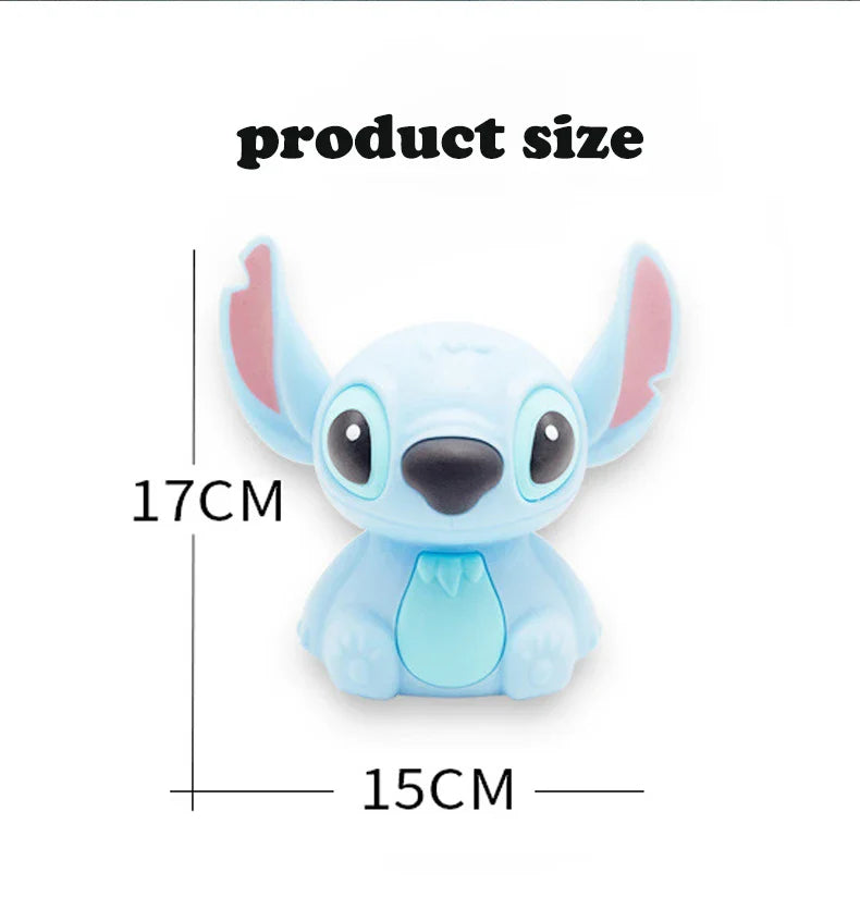 Kawaii Stitch USB Touch Night Light — Soft Glow Bedside Lamp, Room Decor & Birthday Gift for Students