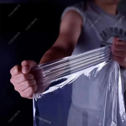 Thick Transparent Waterproof Tarpaulin – Clear Poly Tarp for Garden, Rainproof Plant Cover & Insulated Shed Cloth with Grommets