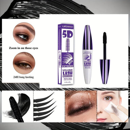 5D Extreme Volume Lash Mascara – Waterproof, Long-Lasting, Natural Thickening & Curling Eyelash Extension