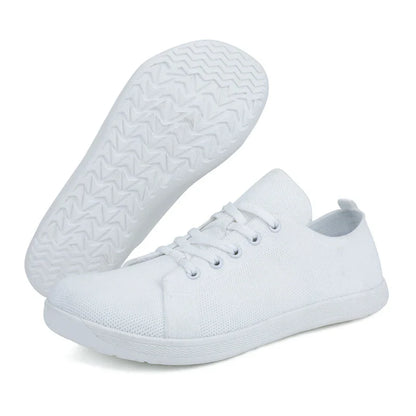 Wide Toe Barefoot Shoes — Men’s & Women’s Minimalist Walking Sneakers with Zero Drop Sole and Breathable Mesh