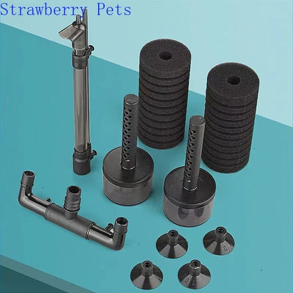 Aquarium Sponge Filter with Air Pump – Bio Skimmer & Biochemical Filter for Fish Tanks