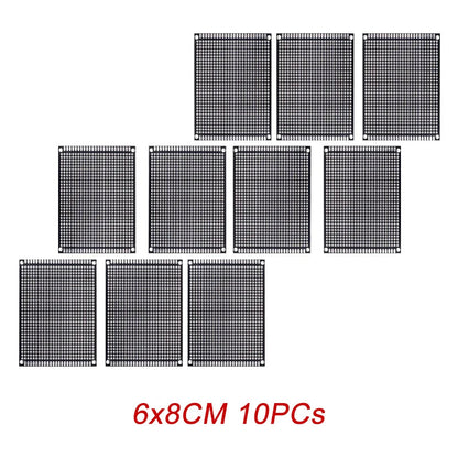 5/10PCS Double-Sided PCB Prototype Boards – Black DIY Circuit Boards 2x8 3x7 4x6 5x7 6x8 7x9cm for Electronics Projects