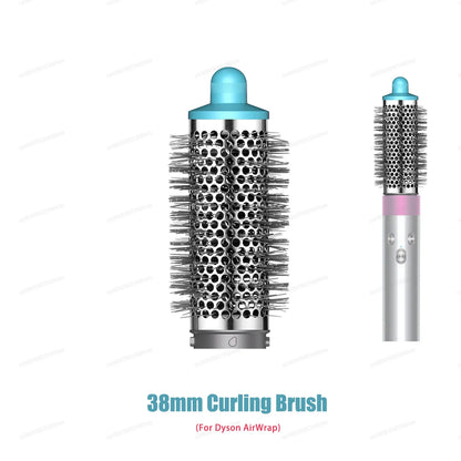 Dyson Airwrap HS01/HS05 Hair Styling Nozzle Brush – 30/40mm Anti-Hair Auto-Curling 360° Rotating Attachment for Dyson Hair Dryer