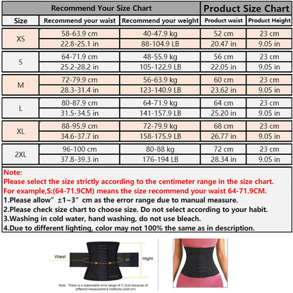 Women’s Waist Trainer – Tummy Control Slimming Body Shaper & Flat Belly Corset Belt