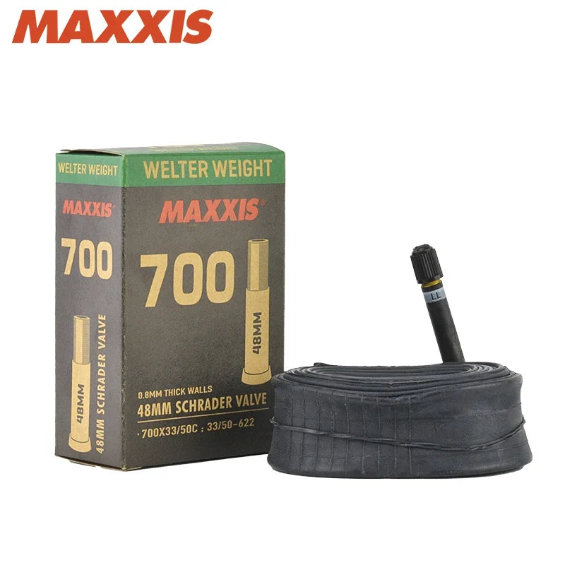 MAXXIS Bicycle Inner Tube - Presta & Schrader Valve for 20, 24, 26, 27.5, 29 Inch & 700C Bikes