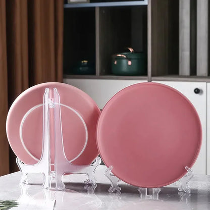 Foldable Dish Plate Racks: Kitchen Storage Holder for Plates, Bowls, and Pictures