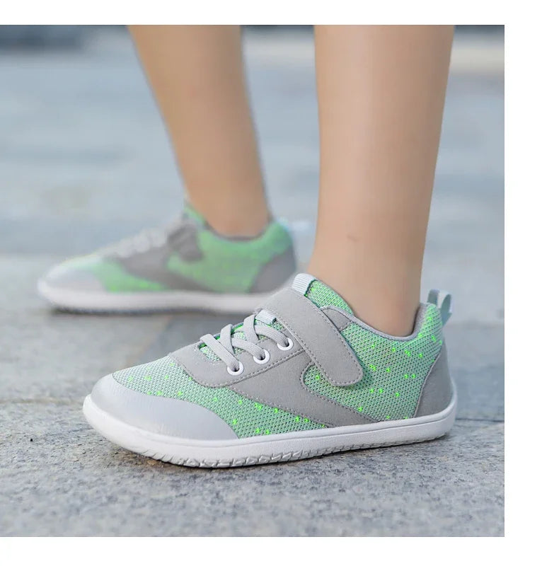 Wide Barefoot Shoes for Little & Big Kids – Boys & Girls Minimalist Sneakers, Lightweight Non-Slip Walking & Skate Flats