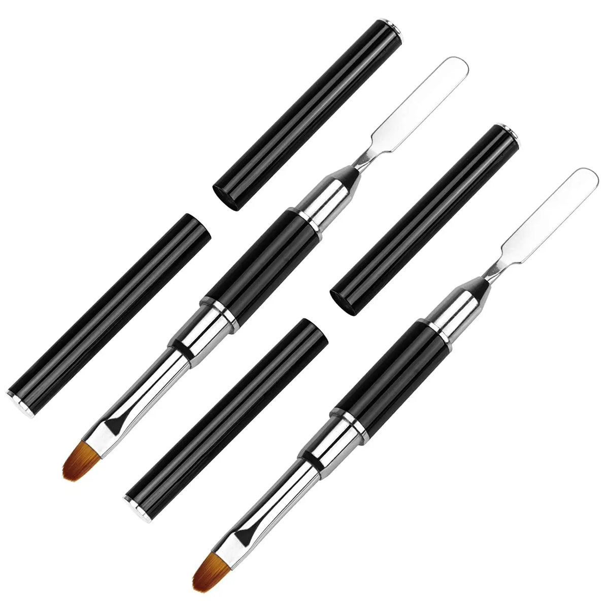 2-in-1 Gel Nail Brush & Picker – Dual-Ended Acrylic Nail Extension Brush with Spatula Tool