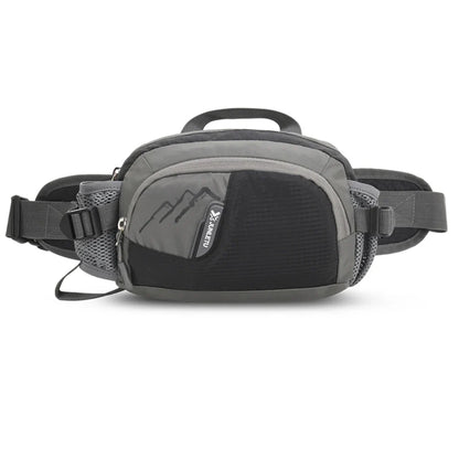 Running Belt Fanny Pack with Bottle Holder – Nylon Waist Sling Phone Pouch for Jogging, Hiking & Hydration