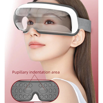 Electric Eye Massager – Vibration & Hot Compress with Air Bag for Dark Circles, Fatigue & Eye Care