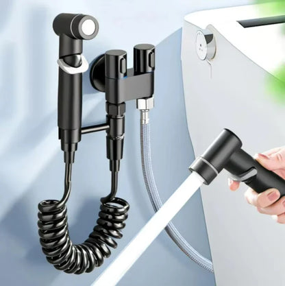 Toilet Cleaning Bidet Sprayer Set - Portable Cold Water Handheld Bathroom Wash for Toilet & Anal Douche Accessories