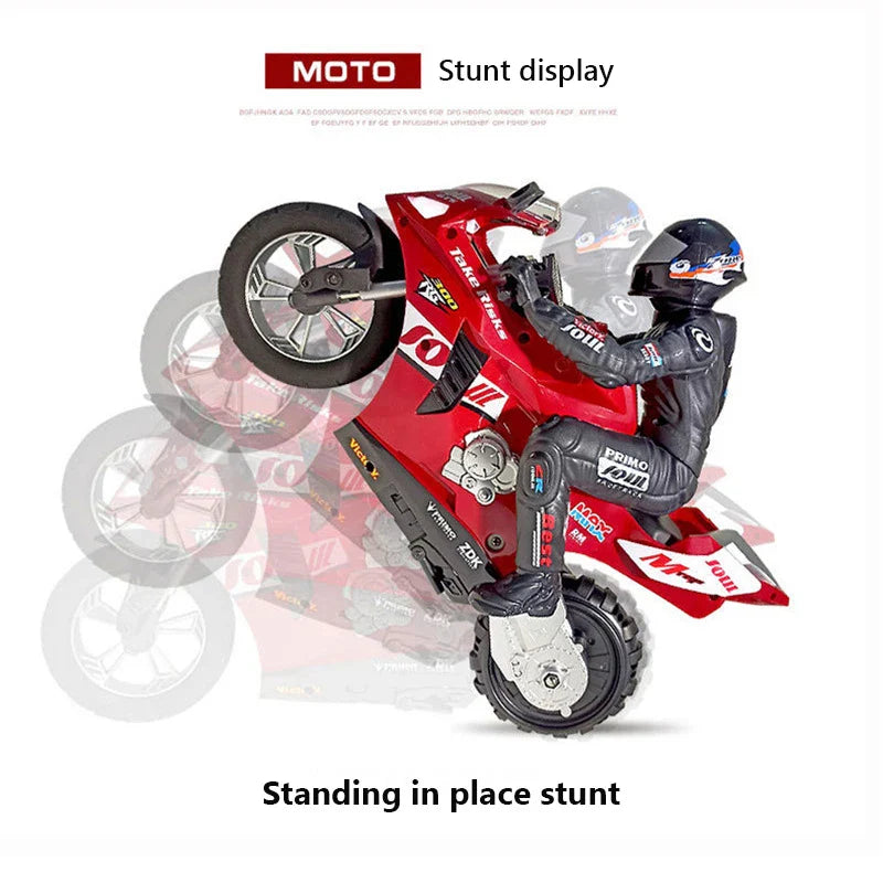 1/6 Scale RC Electric Racing Motorcycle – High-Speed 4CH Remote Control Drift Car Toy for Boys