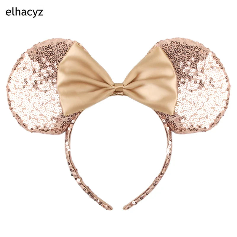 Big Classic Polka Dot Bow Minnie Mouse Ears Headband – Festival & Party Hairband for Women & Girls, Disney Trip Accessories