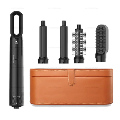 5-in-1 Hair Dryer Comb Set – Professional Hot Air Styler for Curling, Straightening & Volumizing Hair at Home