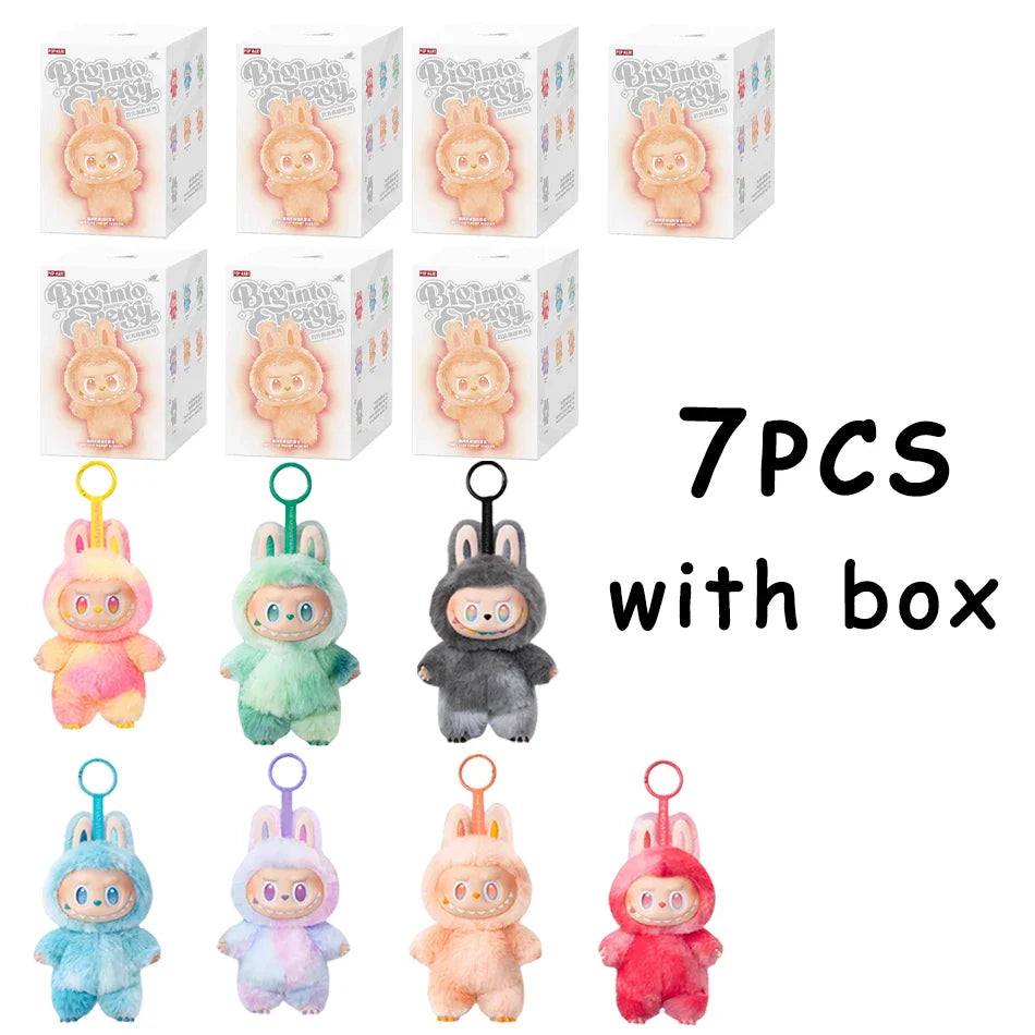 1–7pcs Abubu The Monsters V3 Blind Plush Box – Surprise Vinyl Base Toy with Keychain & Animated Characters