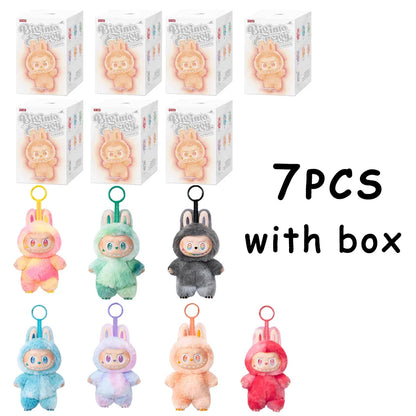 1–7pcs Abubu The Monsters V3 Blind Plush Box – Surprise Vinyl Base Toy with Keychain & Animated Characters