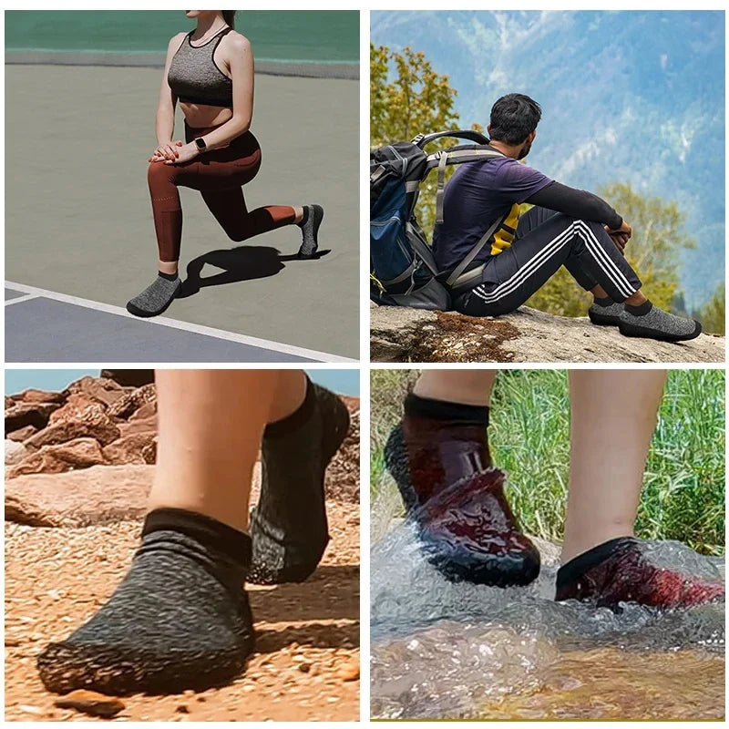 Unisex Skinners Aqua Shoes – Minimalist Swimming & Yoga Sneakers, Lightweight Barefoot Footwear for Beach, Sports & Running