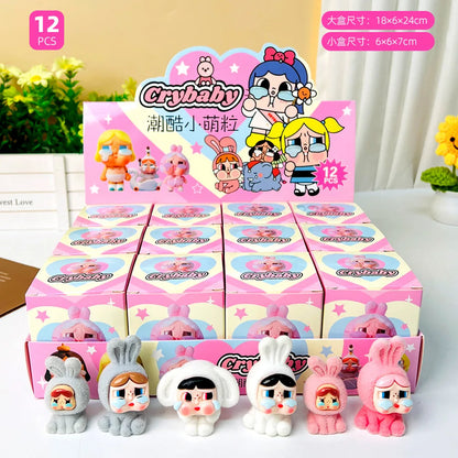 Flocking Crying Baby Blind Box — Little Police Officer 3D Cute Doll, Trendy Mystery Ornament & Gift Toy