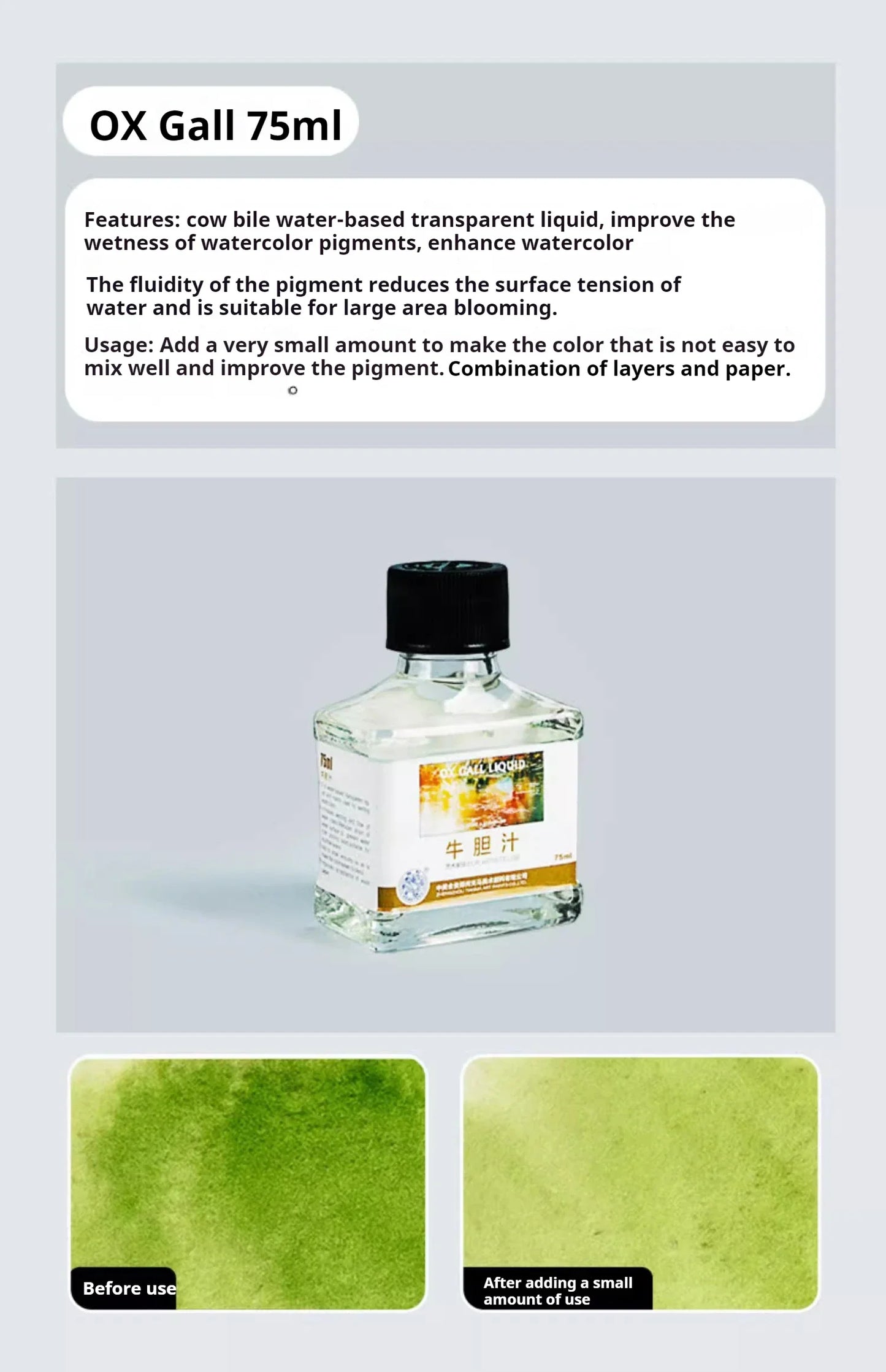 Art Masking Fluid – 18/30/75ml Stay White Cover Liquid for Watercolor Painting, School & Office Art Supplies