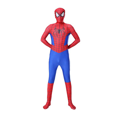 Adult Spiderman Cosplay Costume – Superhero Zentai Jumpsuit with Headgear for Men & Women, Halloween & Carnival Outfit