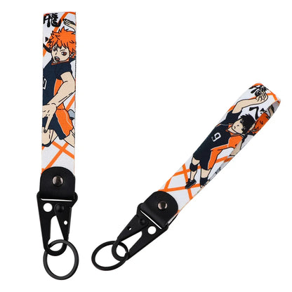 Anime Eagle Beak Keychain – Cool Short Lanyard for Phone, Badge Holder & USB Pendant