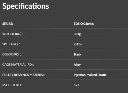 2025 WHEELTOP EDS GEX OX 2.0 MTB Wireless Electronic Groupset – 7–13 Speed Shifter & Rear Derailleur