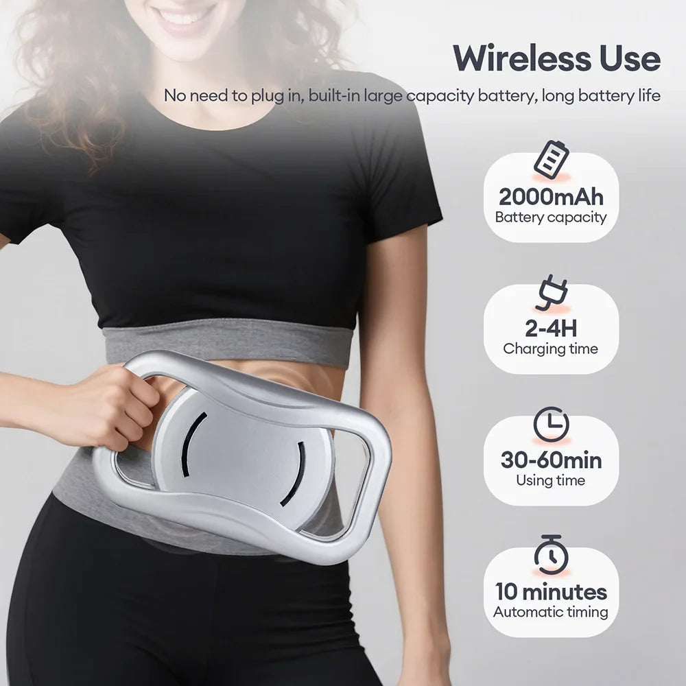 48-Head Body Massage Gun — High-Frequency Vibration Fascia Massager for Neck, Back, Waist, Thigh & Shoulder Muscle Relief