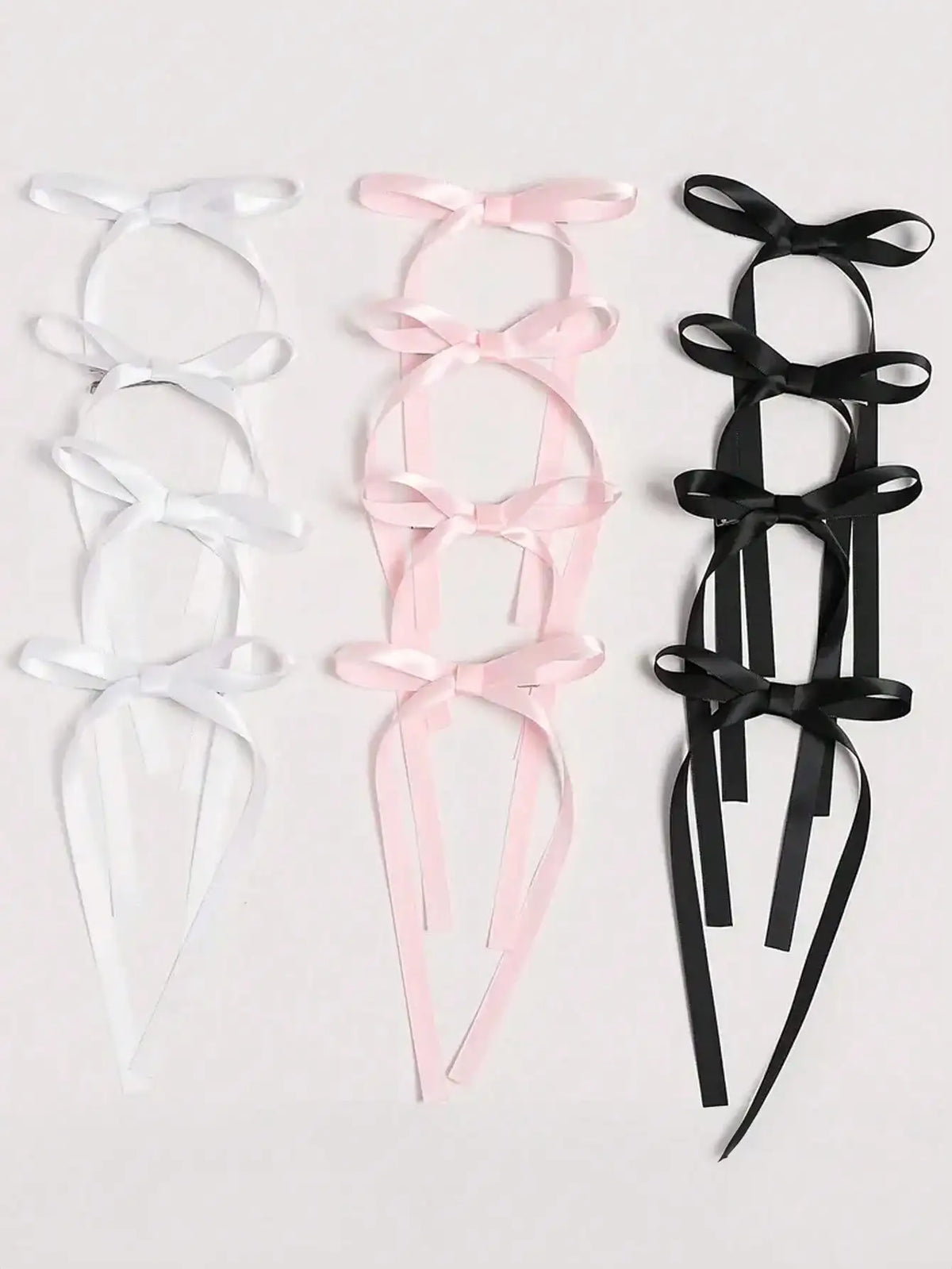 Bow Ribbon Hair Clips - Sweet Fashion Hair Accessories for Women & Girls