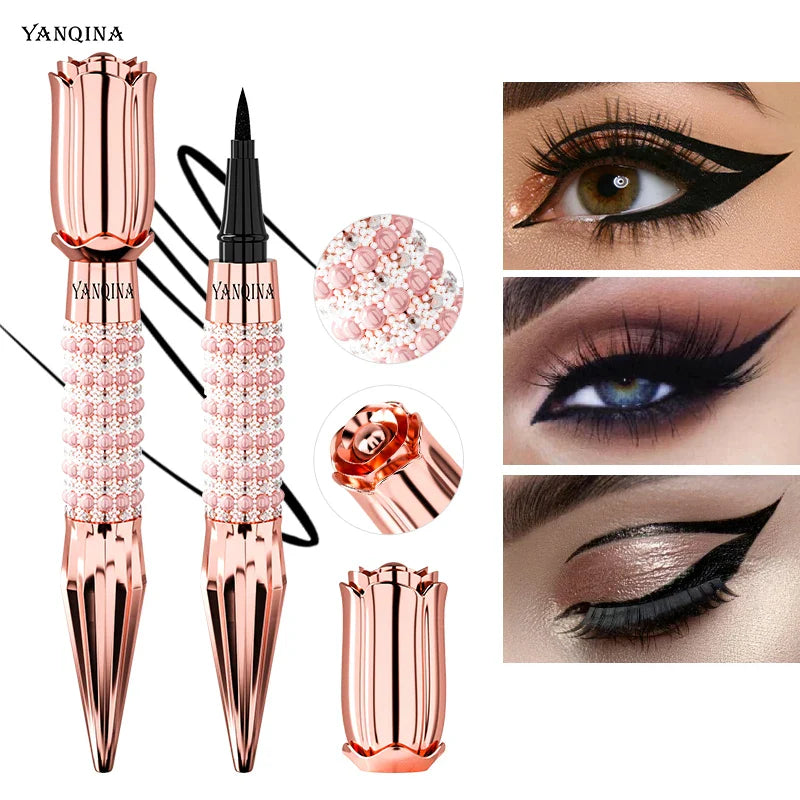 Waterproof Liquid Eyeliner Pen – Black, Long-Lasting, Quick-Dry Thick Eye Liner Makeup Tool