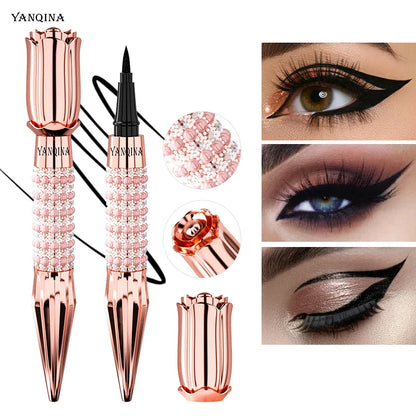Waterproof Liquid Eyeliner Pen – Black, Long-Lasting, Quick-Dry Thick Eye Liner Makeup Tool