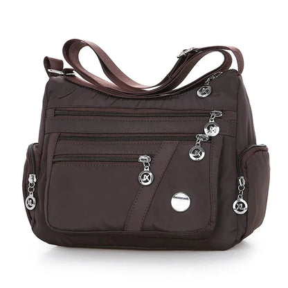 Yogodlns Oxford Waterproof Shoulder Bag – Women’s Casual Crossbody, Large Capacity Multifunction Messenger & Shopping Handbag