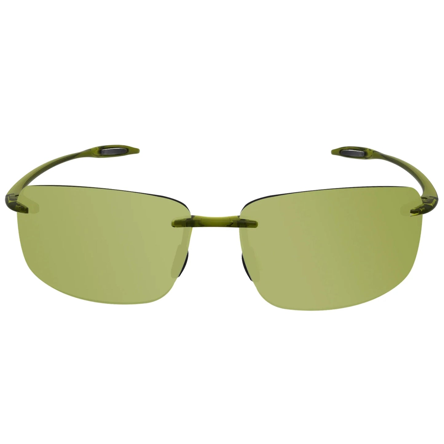 JULI Polarized Classic Sports Rimless Sunglasses – Ultralight Rectangle Frame for Men, Ideal for Fishing, Driving, UV400 Protection, Model MJ8009