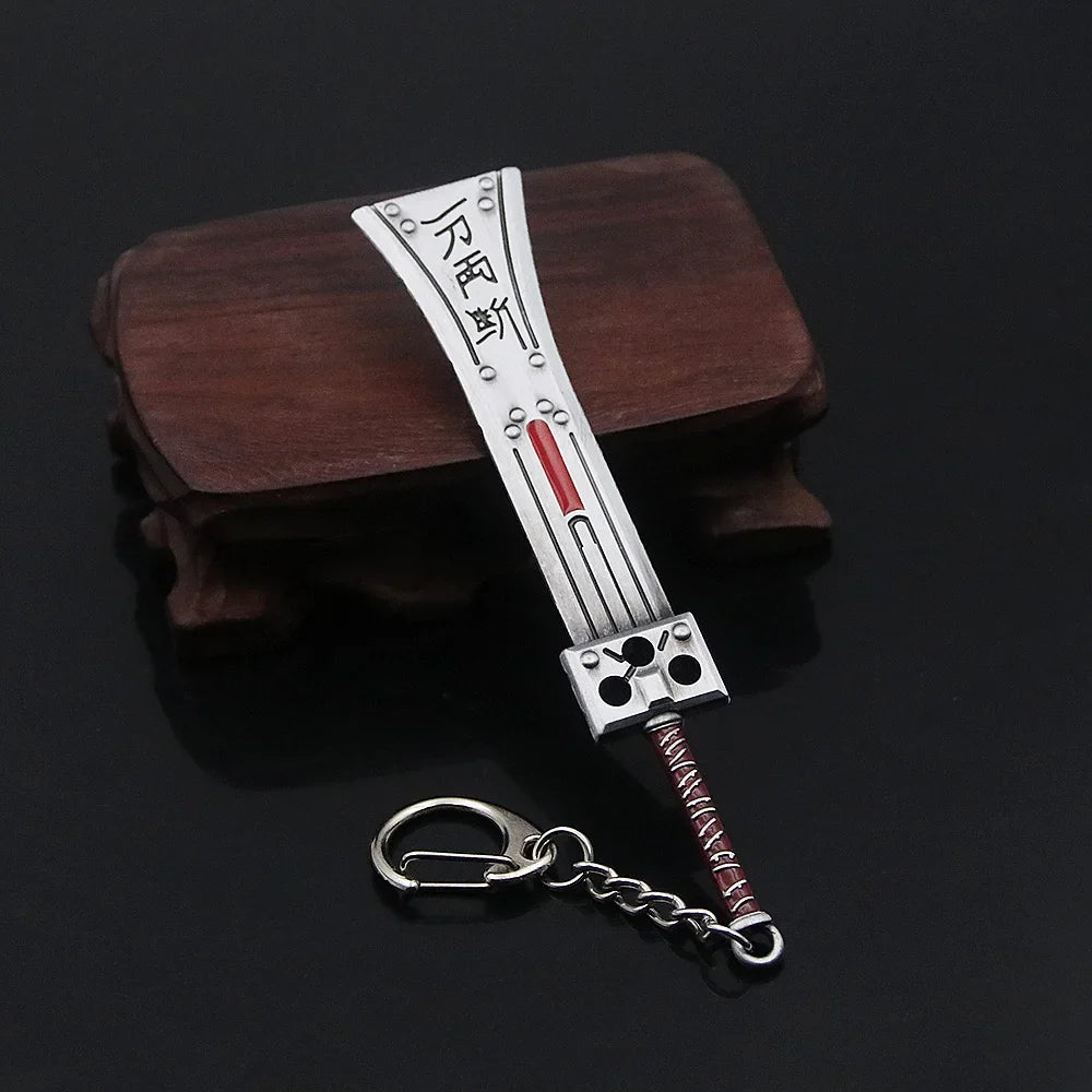 Final Fantasy VII Remake Cloud Strife Buster Sword Keychain – Game & Car Key Ring Accessory