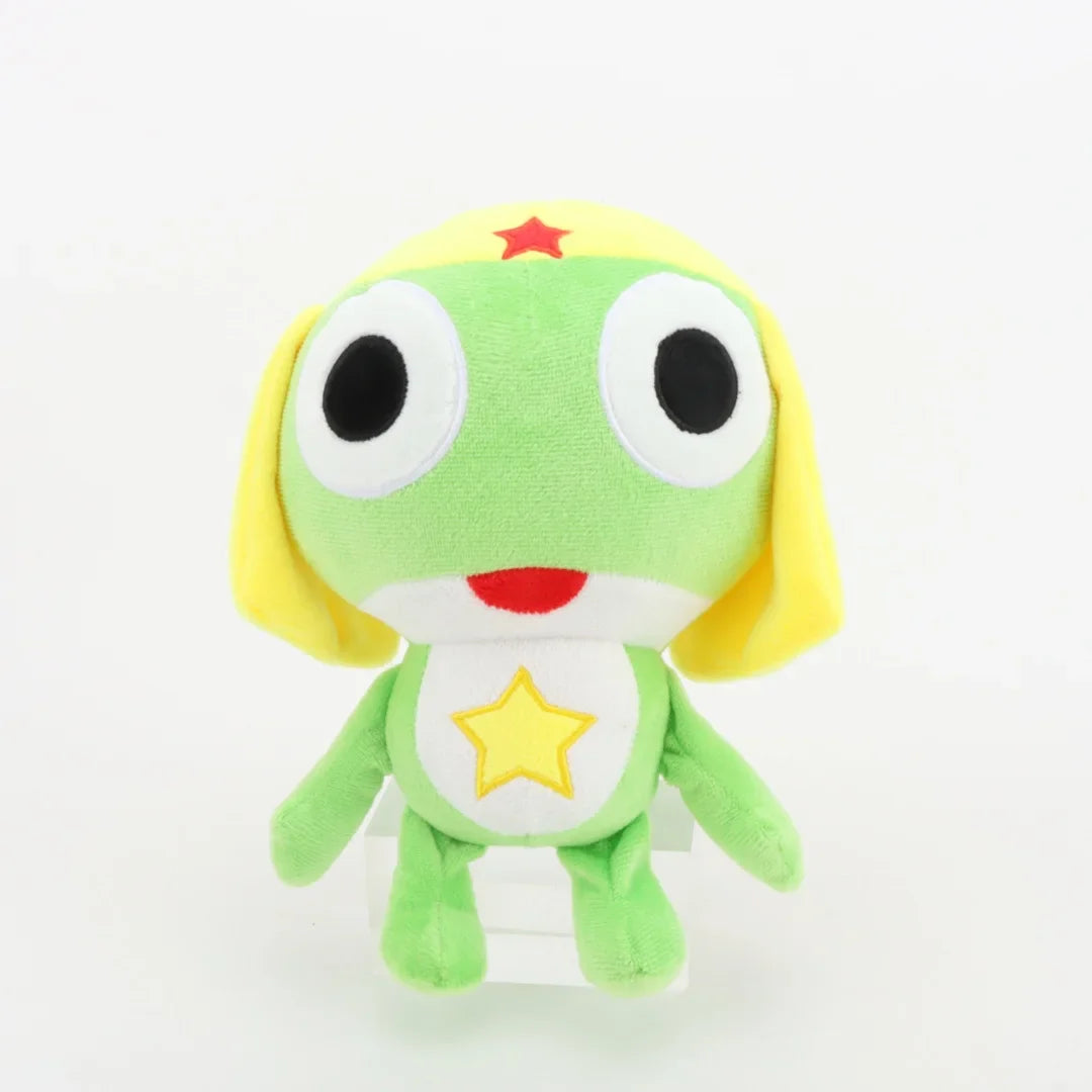20cm Kawaii Keroro Gunsou Plush Toy — Cute Anime Stuffed Doll for Room Decor & Kids Christmas Birthday Gift