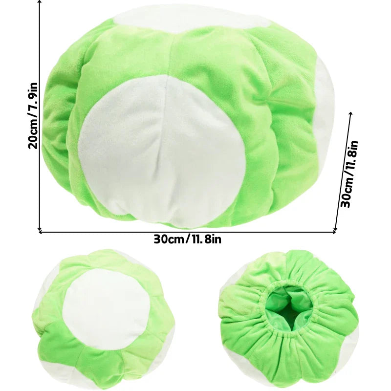 Anime Mario & Luigi Plush Hats — Kawaii Cappy, Princess Peach, Waluigi, Wario & Mushroom Stuffed Dolls, Birthday Gifts for Kids